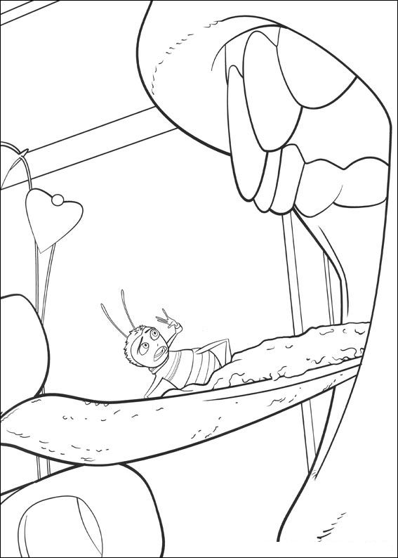 Coloring page Bee Movie Bee Movie